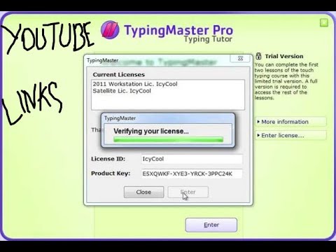 Typing master 10 with product key and licence id free