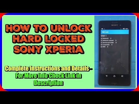 Unlock sony xperia free